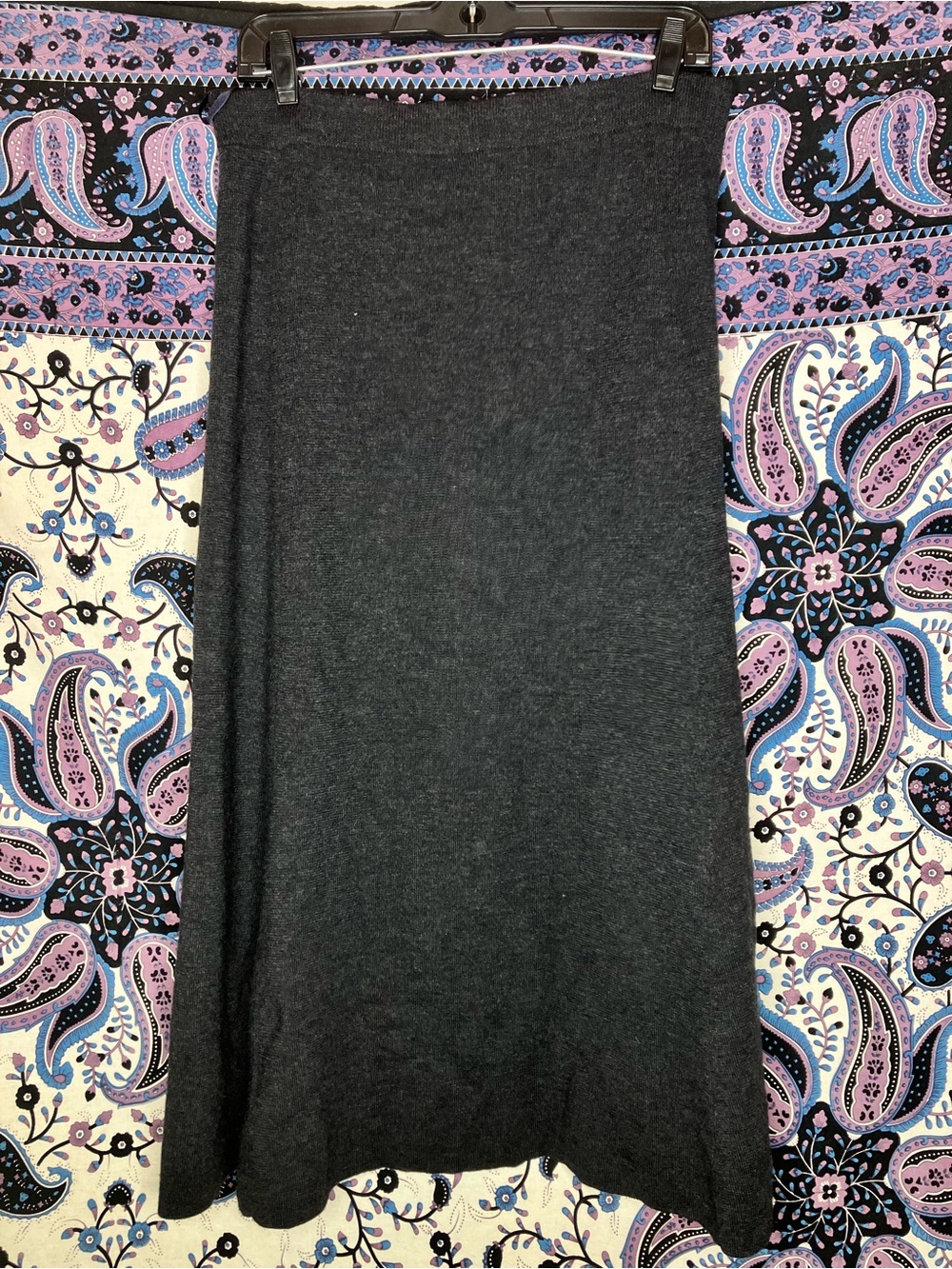 Eileen fisher 100% merino wool maxi skirt M